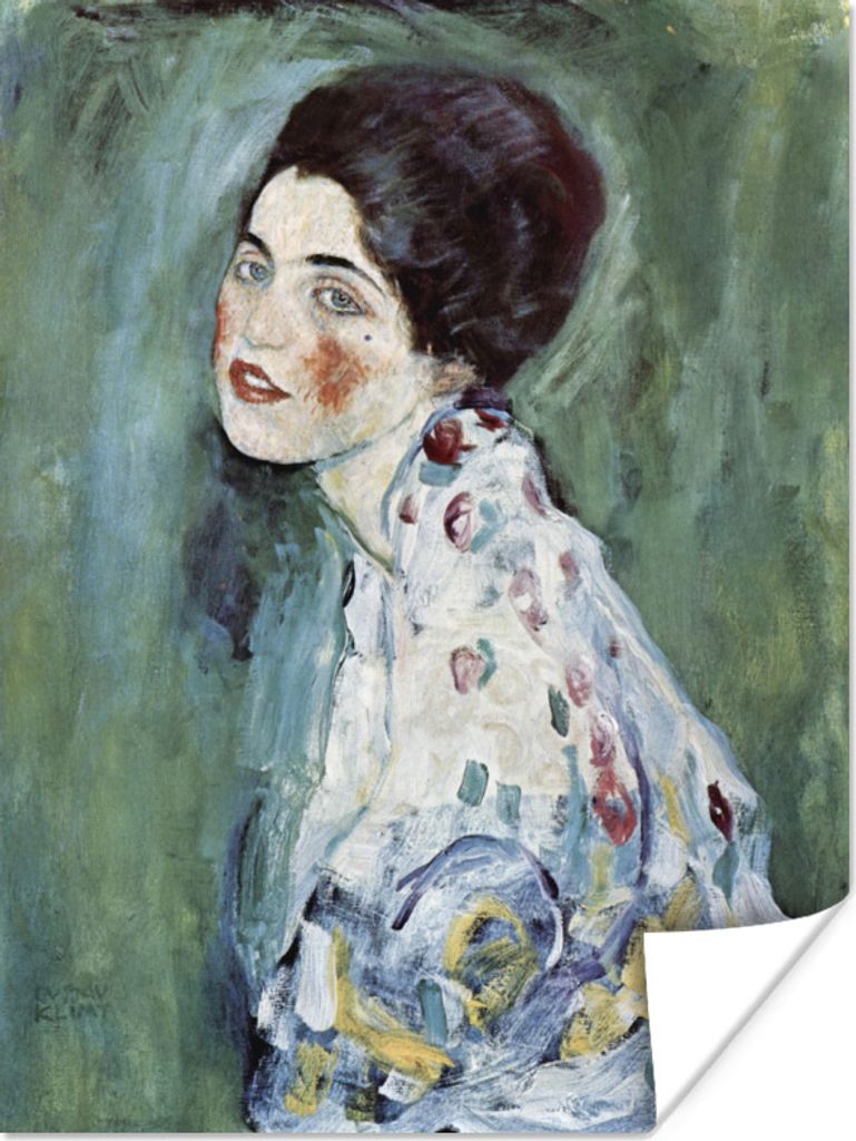 MuchoWow Poster Ritratto di Signora - Gustav Klimt 120x160 cm - Wandbilder