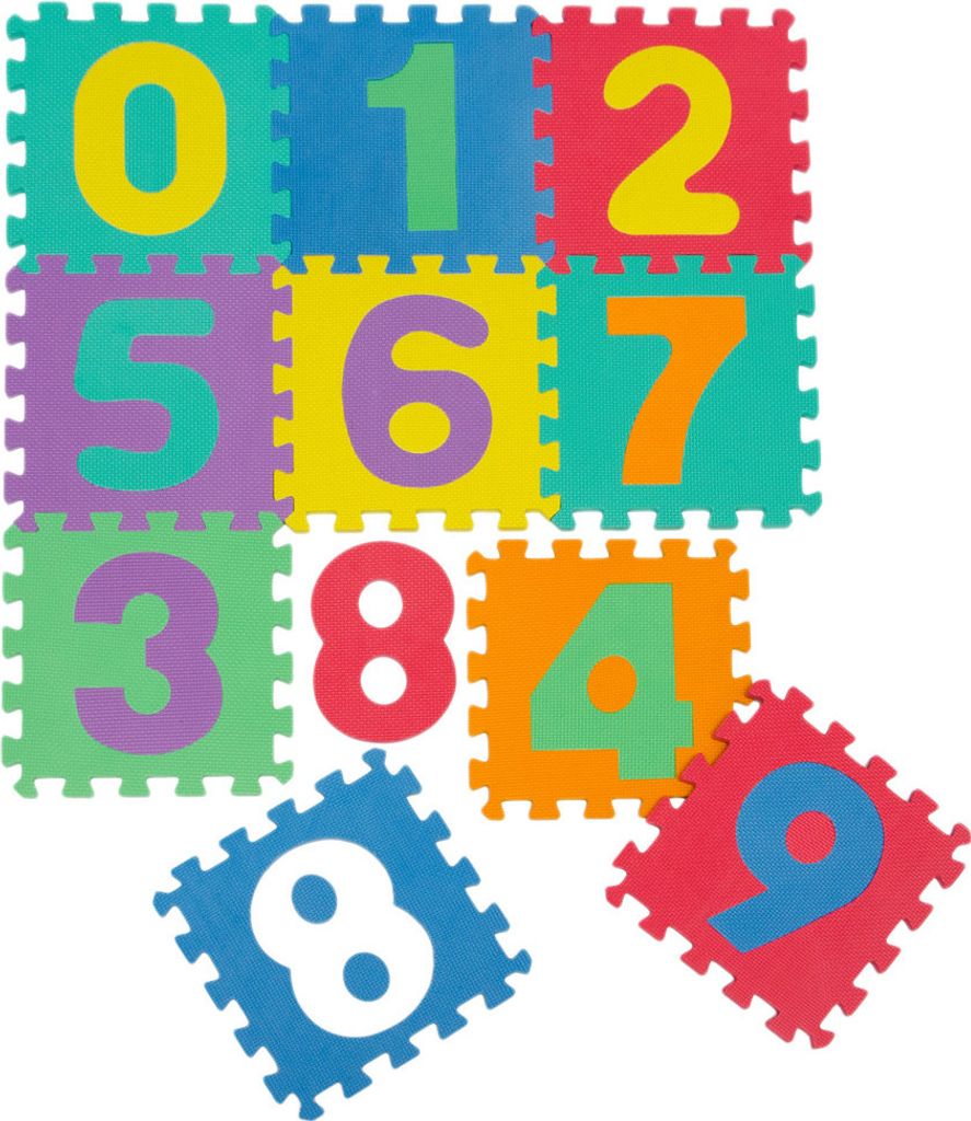 Baby Puzzlematte Kinder Spielmatte EVA Krabbelmatte Babymatte Bodenmatte Zahlen