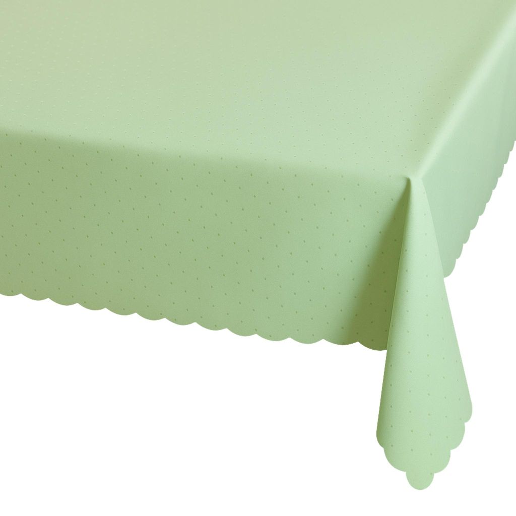 Tischdecke 130 x 170 cm in Hellgrün für Esstisch & Küche Produktbild 