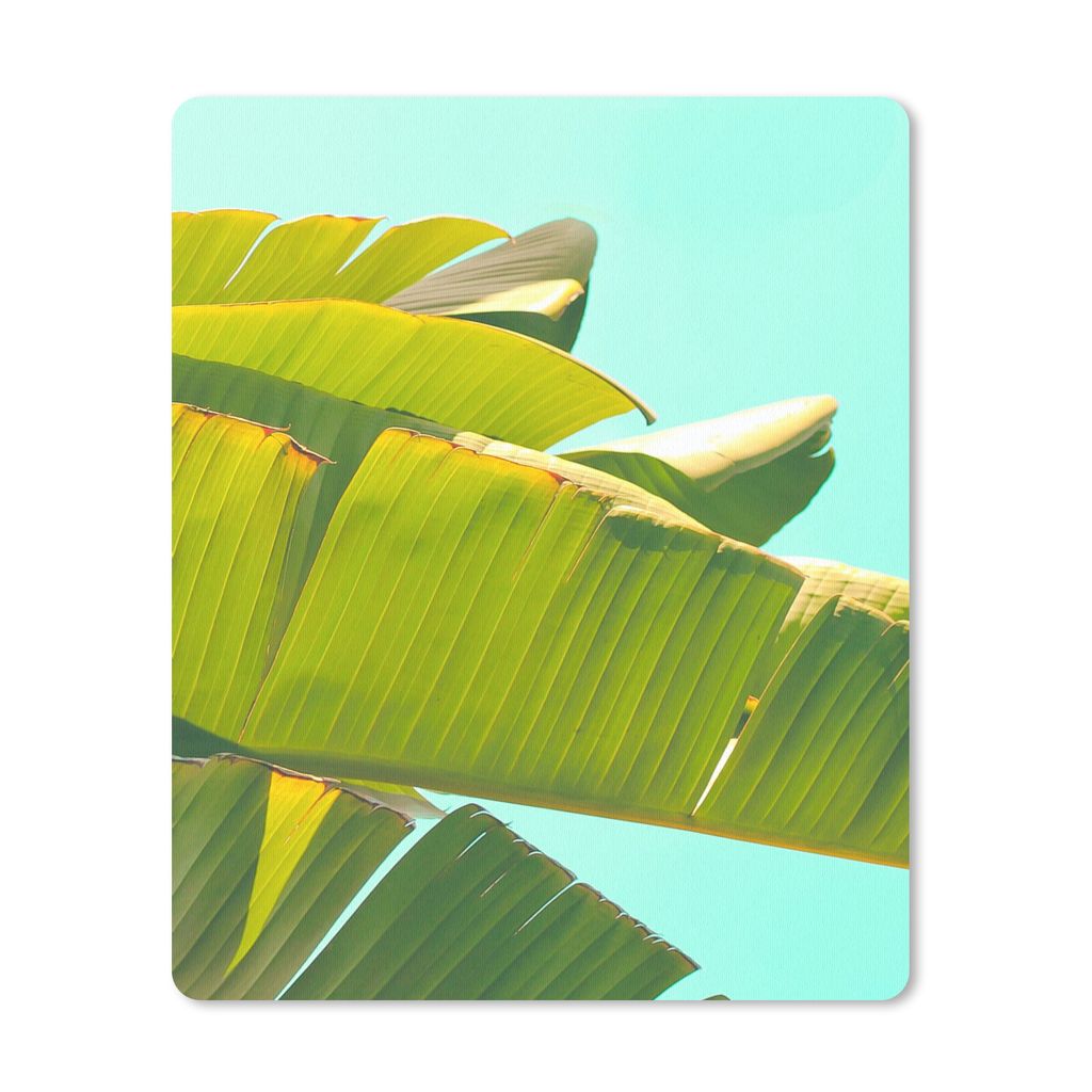 MuchoWow® Mauspad Mousepad Bananenblatt - Blätter - Produktbild 