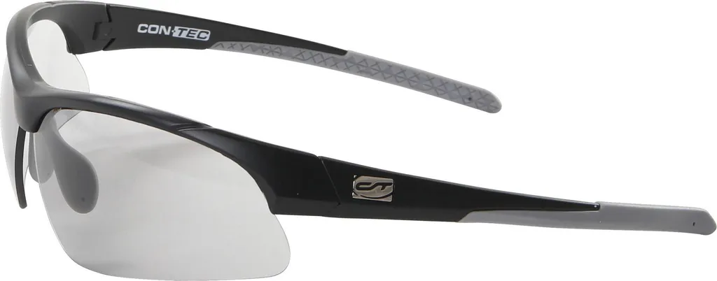 Contec Dim+ Lunettes de sport légères Noir Coolgrey à monture ergonomique