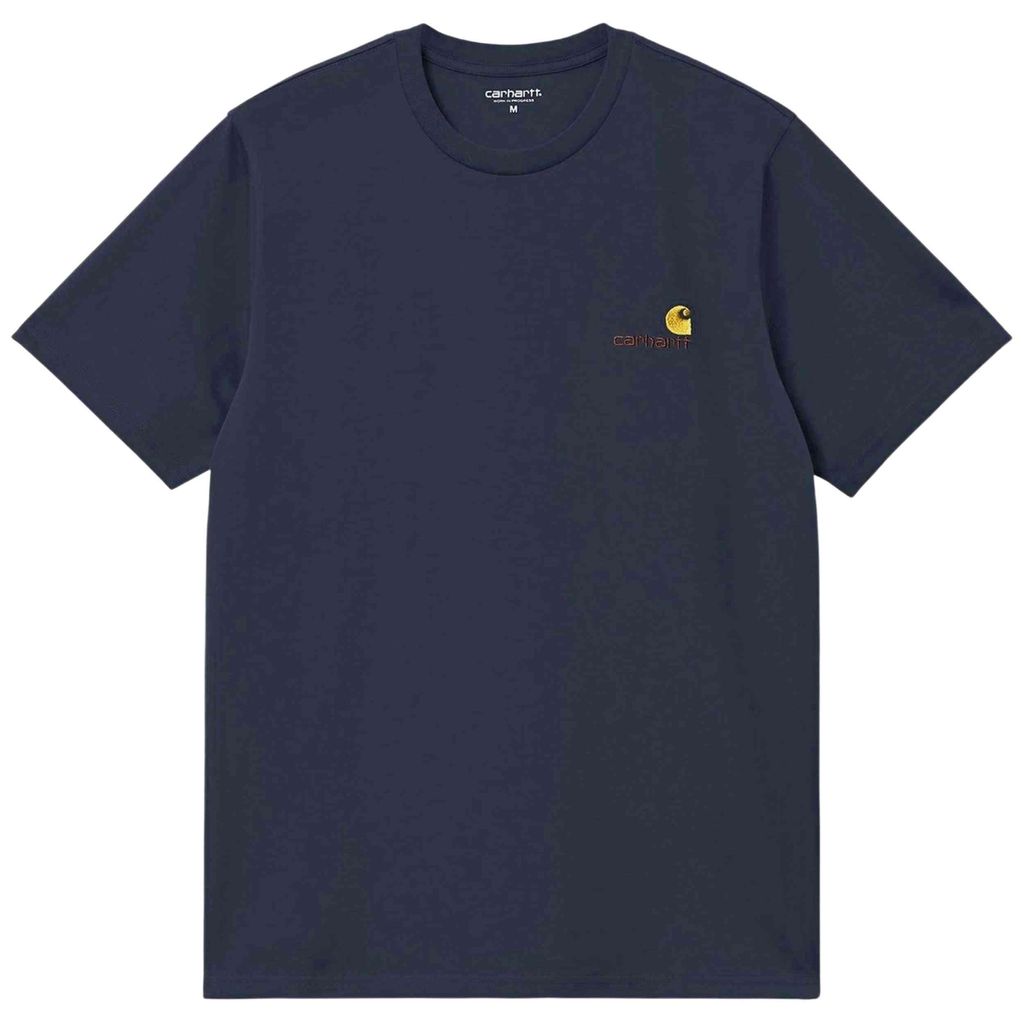 CARHARTT WIP American Script T-Shirt, kurzärmelig – blau – M – 579981