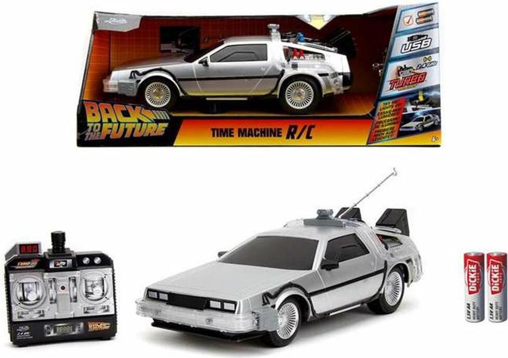 Jada Toys JADA34785 - Zurück In Die Zukunft Hollywood Rides Diecast Modell 1-32 DeLorean Time Machine Frost - Foto 7