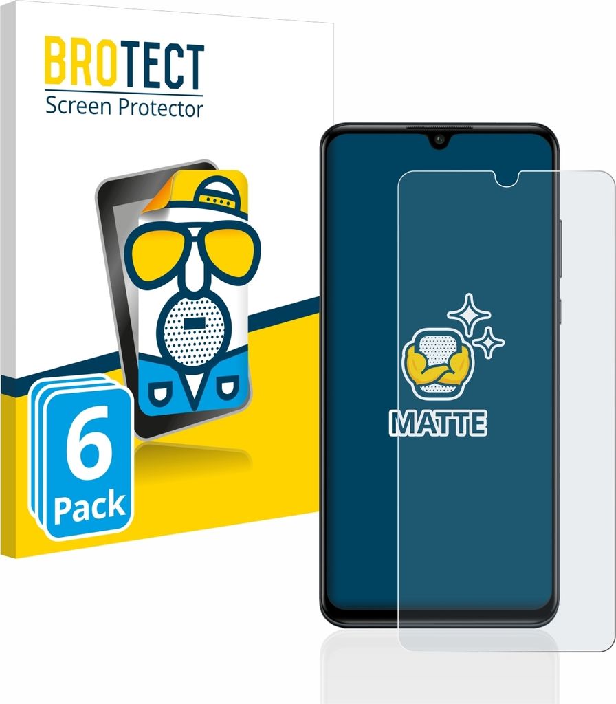 6x BROTECT Schutzfolie für Huawei P30 lite / New Edition Displayschutz Displayschutzfolie Folie Matt Entspiegelungsfolie