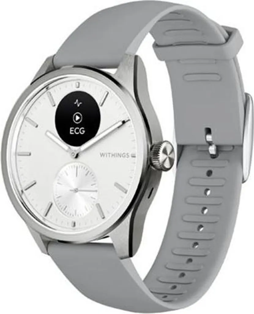 ScanWatch 2 Withings Blanche Montre Électrocardiogramme HWA10