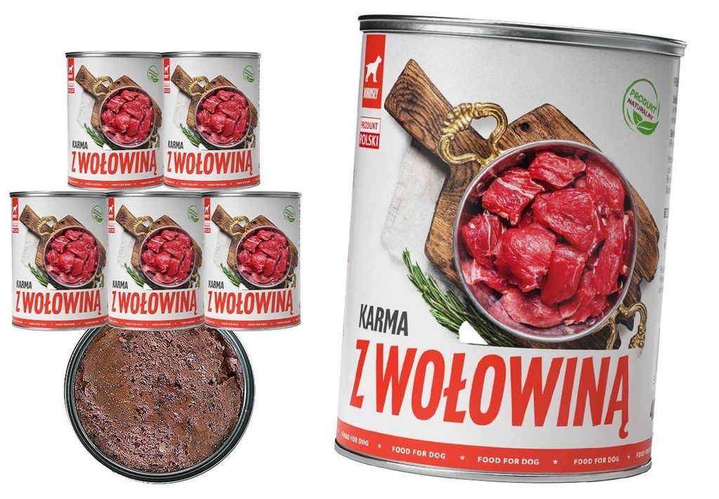 TufTuf | Krmivo pro psy s hovězím masem – sada mokrého Obrázek produktu 