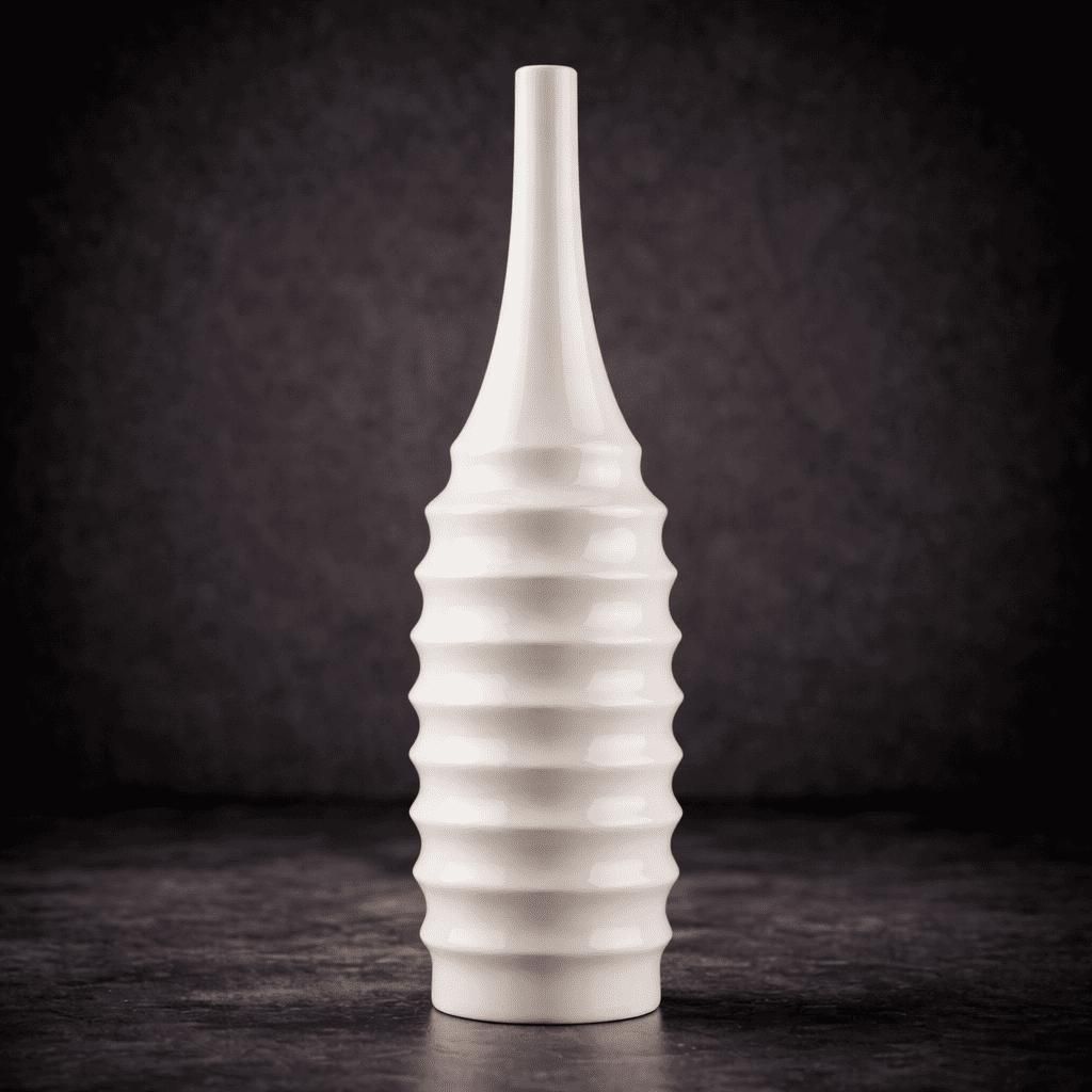 Blumenvase Keramik Blumen Vase weiß Tischdeko Blumenschale Produktbild 