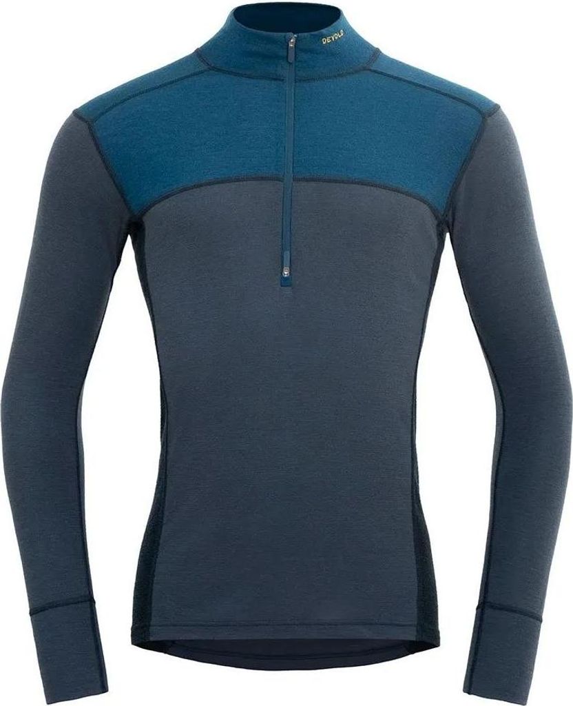 Devold Of Norway Lauparen Merino 190 Halbreißverschluss-langarm-t-shirt Blau S Herren Blau S