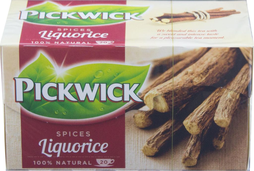 Pickwick Tee, Süssholz Tee (Zoethout) (20 Teebeutel)