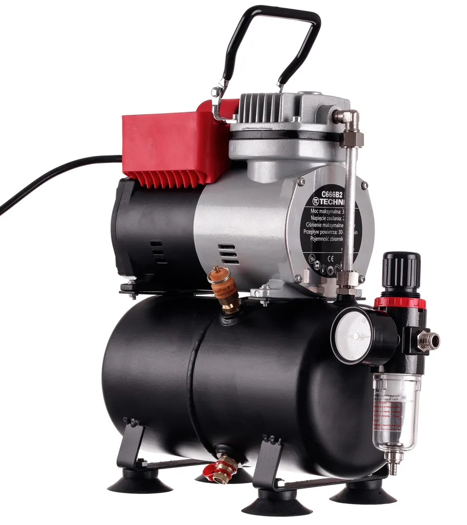 Compresseur aérographe TC Technic 666B2 avec réservoir 3L Efficient - 3