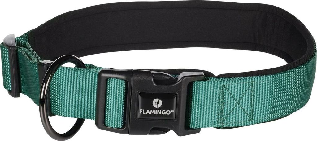 Flamingo Halsband Abbi dunkelgrün, Größe: XXL