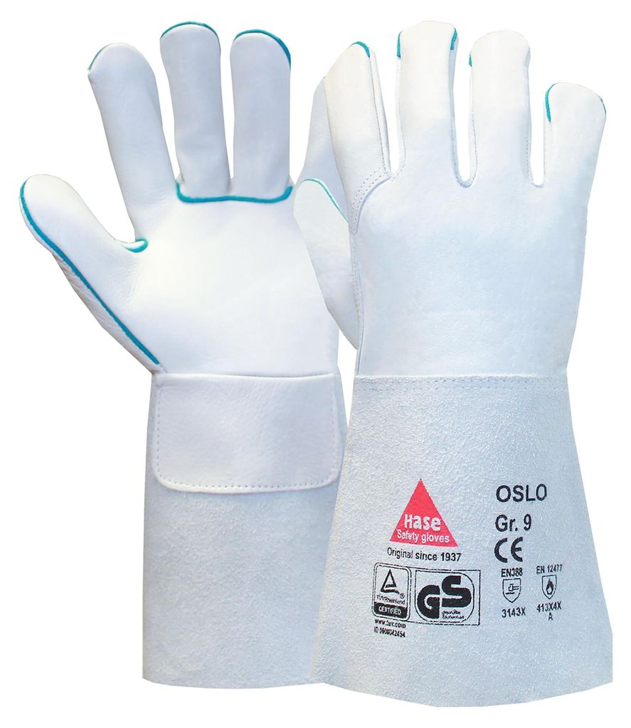 Hase Oslo Schweißerhandschuh aus Rindnarbenleder Größe 10 6 Produktbild 