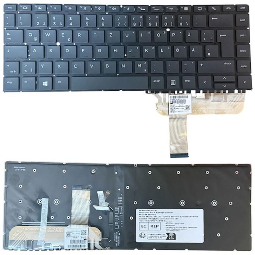 Tastatur für HP Elitebook x360 1040 G4 G5 G6 mit Produktbild 
