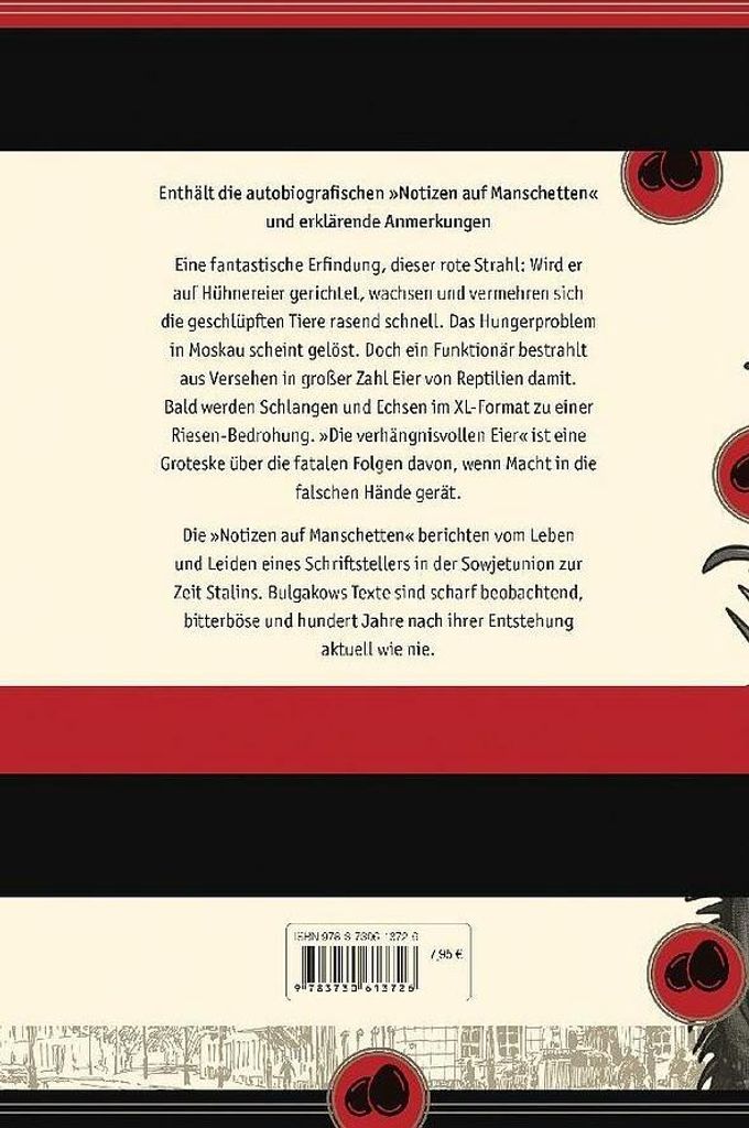 Die verhängnisvollen Eier und Notizen auf Manschetten. Vollständig neu übersetzt von Alexandra Berlina