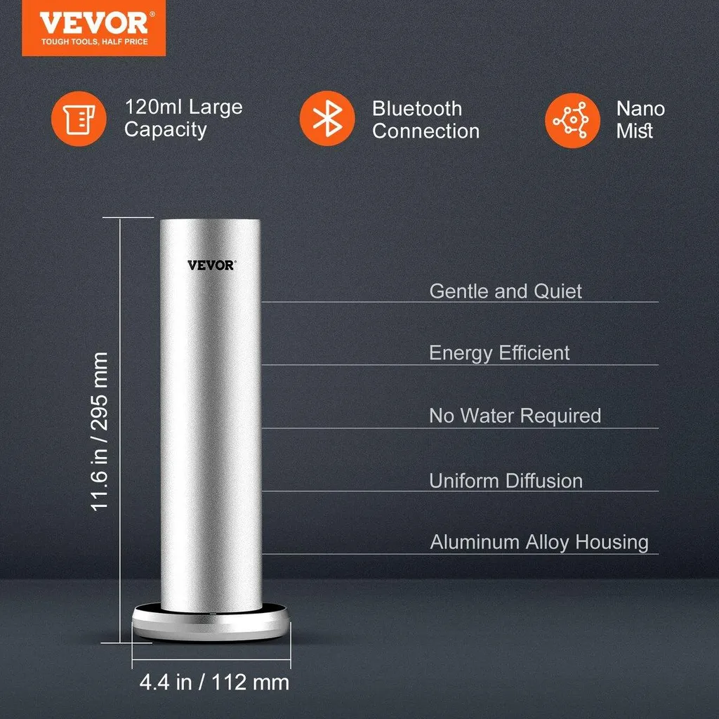 Diffuseur de Parfum Professionnel Bluetooth 120 ml - Système sans Eau
