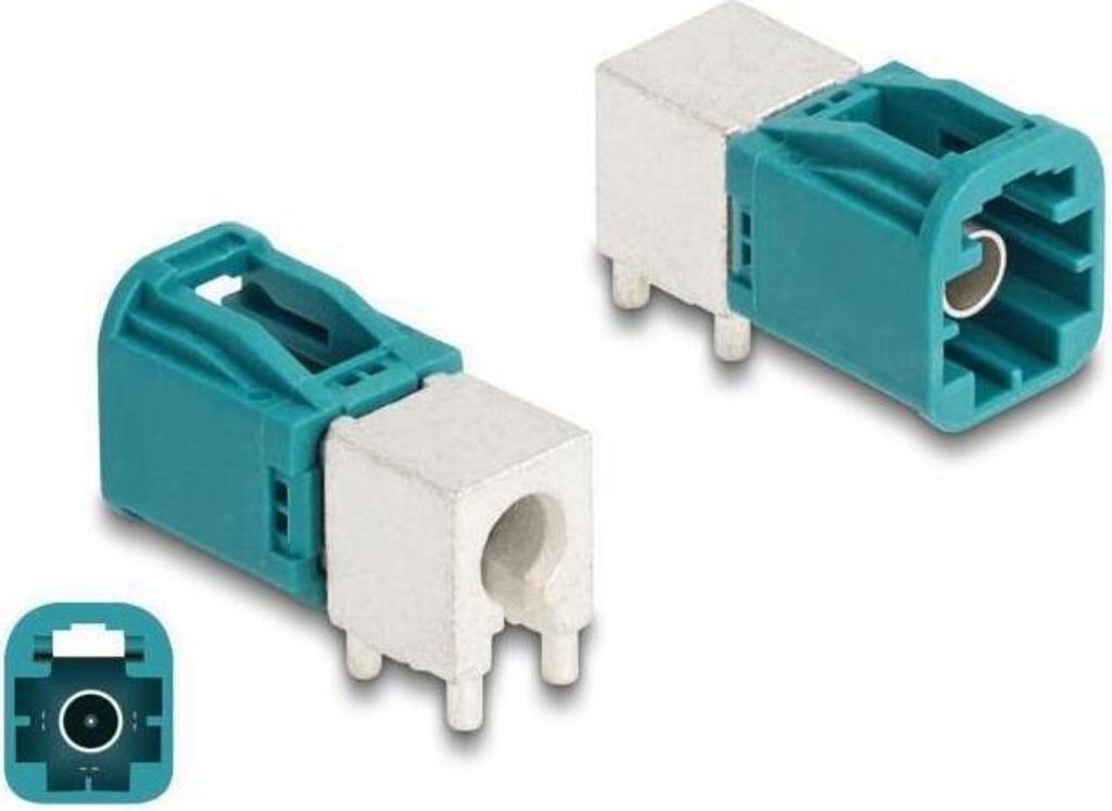 DELOCK Mini FAKRA Stecker single gewinkelt A-Typ PCB