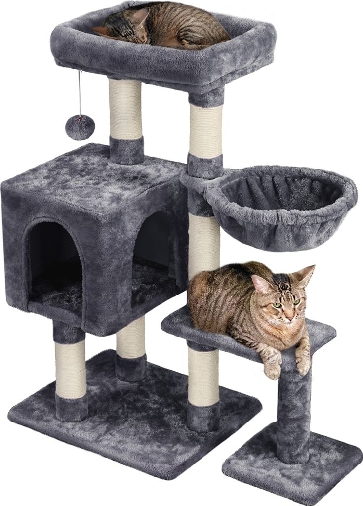 Yaheetech Katzenbaum Kratzbaum Plüsch Kletterbaum Produktbild