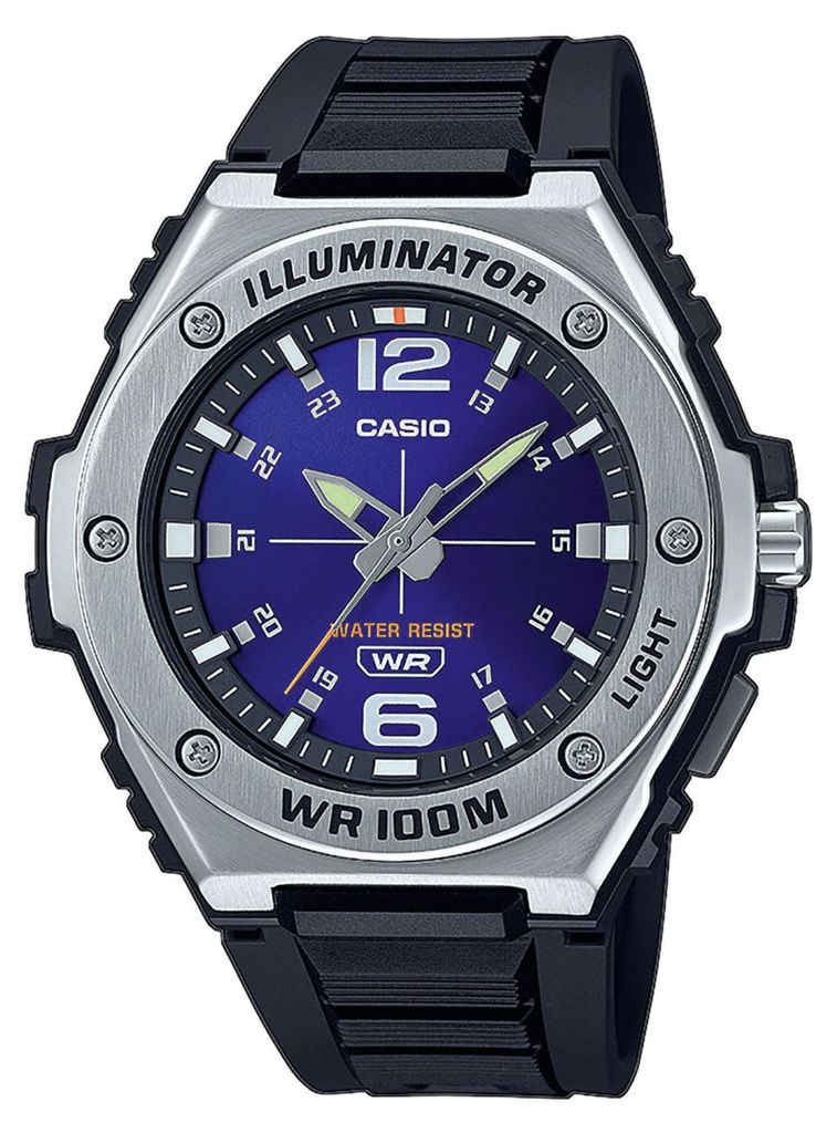 Casio Basis Zwart MWA-100H-2AVEF, analoog herenhorloge Productafbeelding 