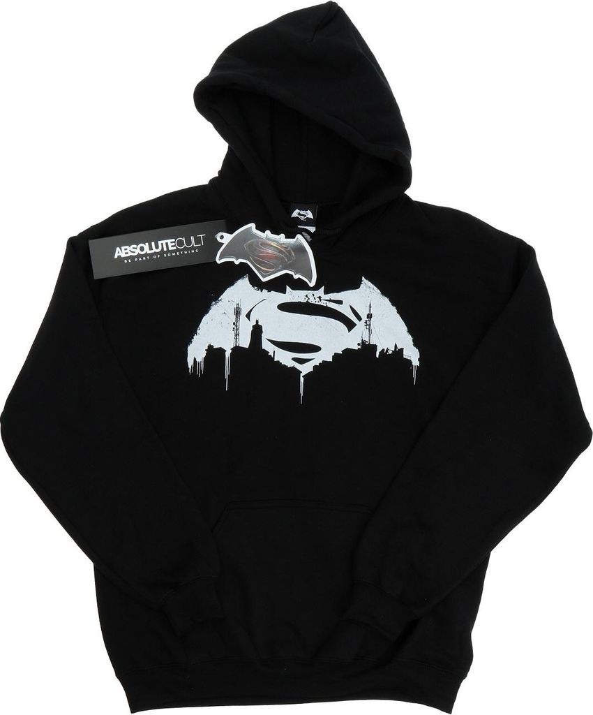 DC Comics - Kapuzenpullover für Herren BI2906 (S) (Schwarz)