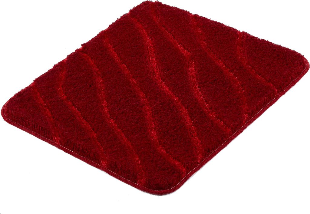 Kleine Wolke Badteppich TRAM Granat 55 x 65 cm Produktbild 