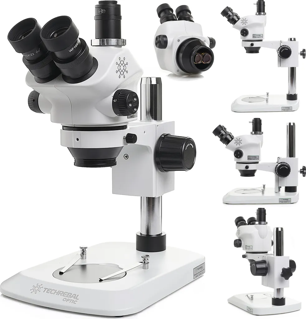 Stéréomicroscope trinoculaire Techrebal 10XT : fini la fatigue visuelle