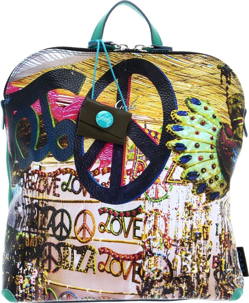 Gabs Leder Freizeitrucksack Rucksack Brigitte Trip Backpack Love Ibiza bunt