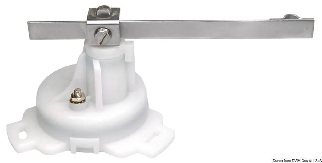 Capteur d'angle de gouvernail 0-190 Ω double Osculati 27.330.02 Marine