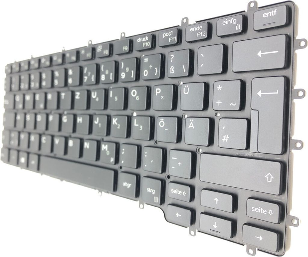 DEUTSCHE - Schwarz Tastatur Keyboard Beleuchtung kompatibel für Dell Latitude 5400 0R81W