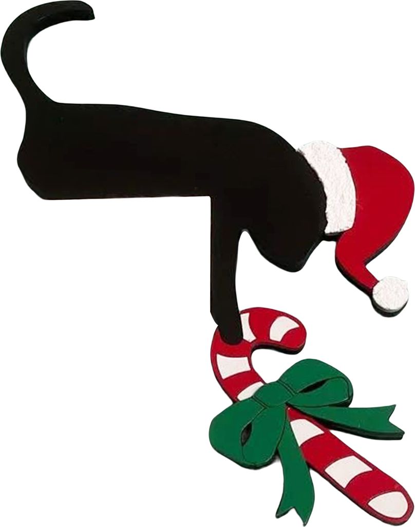 Weihnachts-Türaufsatz, Weihnachtsdekoration für Zuhause, aus Holz, Weihnachtsmann, Schneemann, Eckschild, Ornament, Fenster, Wände, DIY-Basteln ...