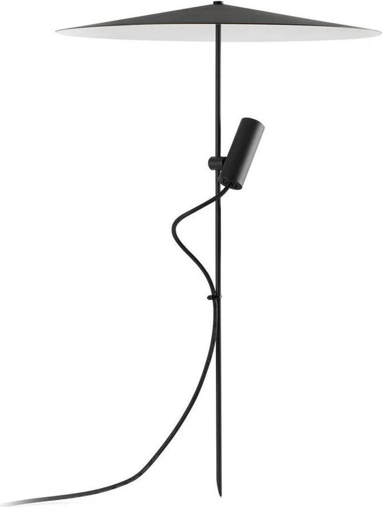 Spot LED Pied d'arbre Noir 6W Projecteur Extérieur 3000K CLAP 1030