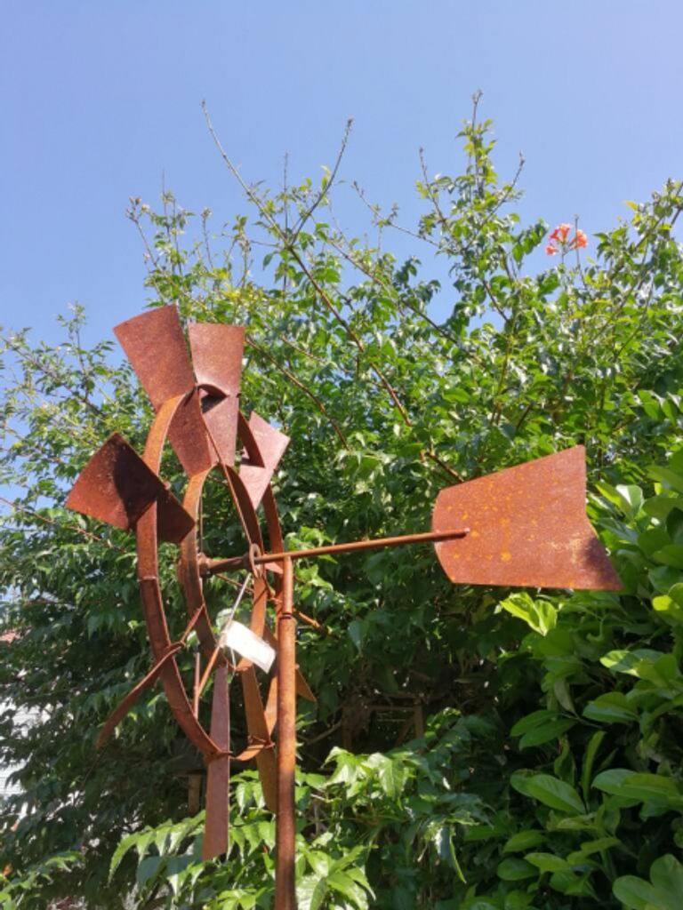 Edelrost Windrad Windmühle Produktbild 