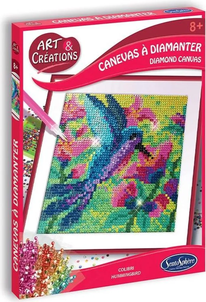 Kit Diamond Painting Colibri Sentosphere 02029 Image en Strass DIY