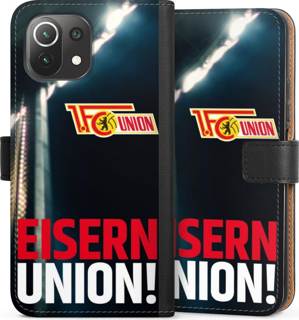 DeinDesign Klapphülle für Xiaomi Mi 11 Lite 5G NE Handytasche Lederhülle Tasche 1. FC Union Berlin Fanartikel Fußball