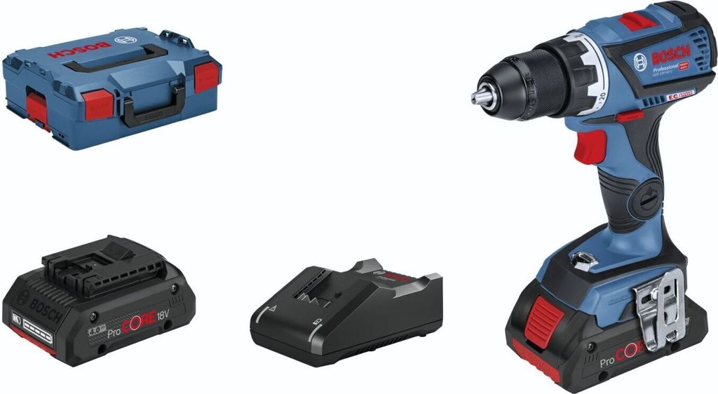 Bosch GSR 18V-60 2x4.0 PC L-Boxx Akku-Bohrschrauber Produktbild 