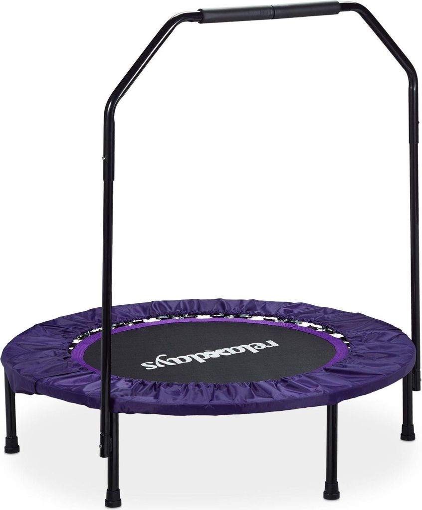 Mini-Trampolin mit Sicherheitsbügel, 102 cm Durchmesser