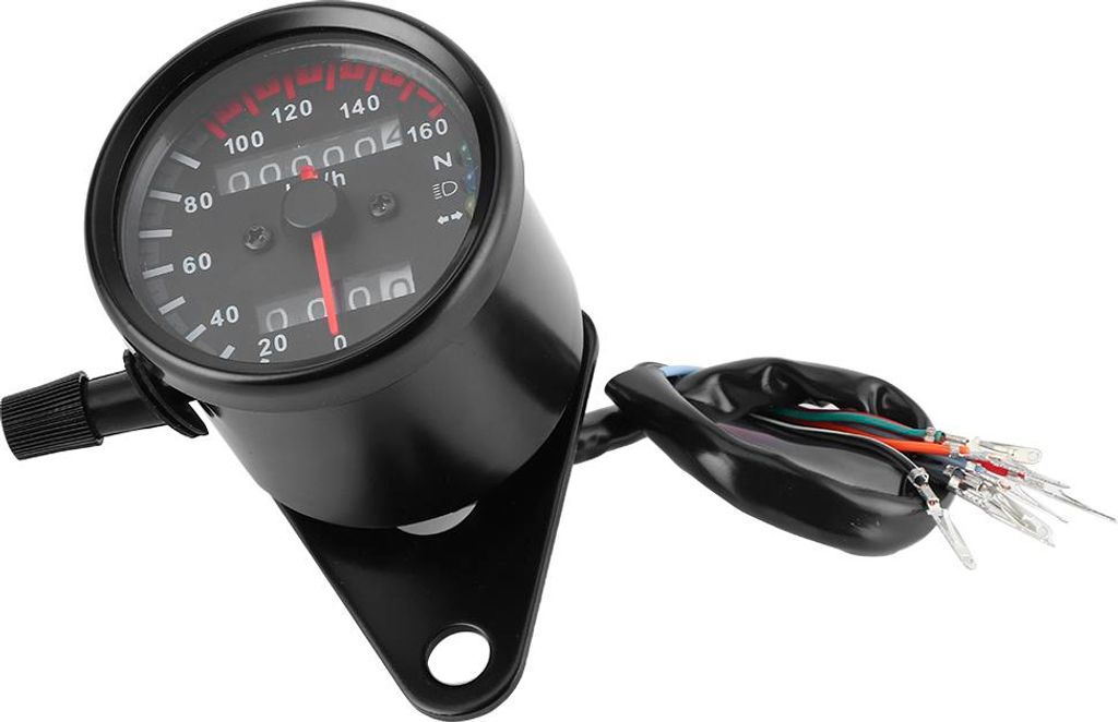 12V LED tachometer tachometer retro štýl vysoká presnosť Obrázok produktu 