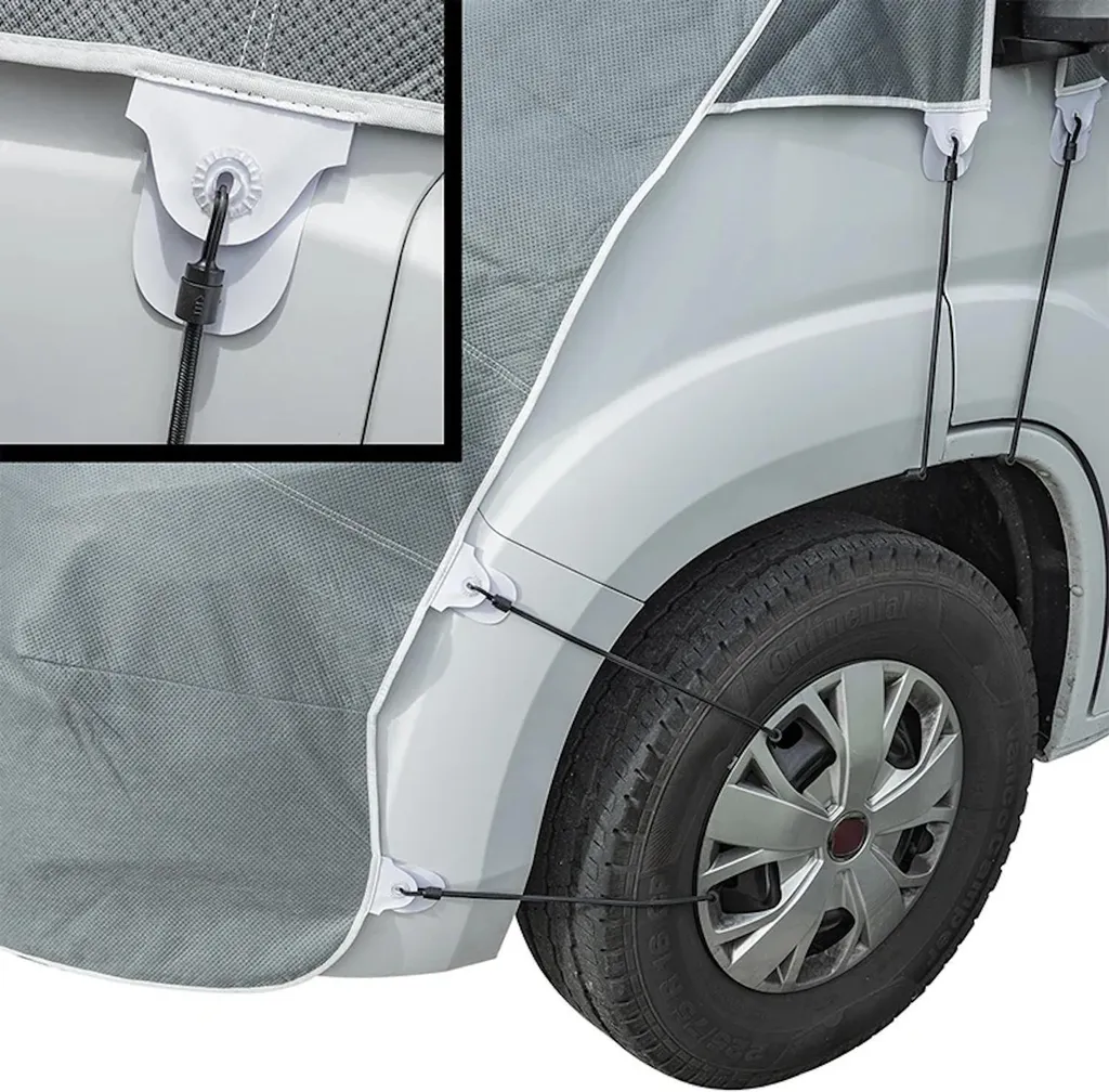 Cache pare-brise Fiat Ducato dès 06-2006 en textile non tissé durable - 4