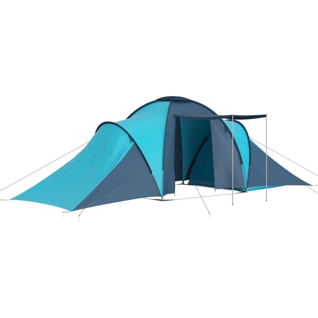 vidaXL Campingzelt 6 Personen Blau und Hellblau Produktbild 