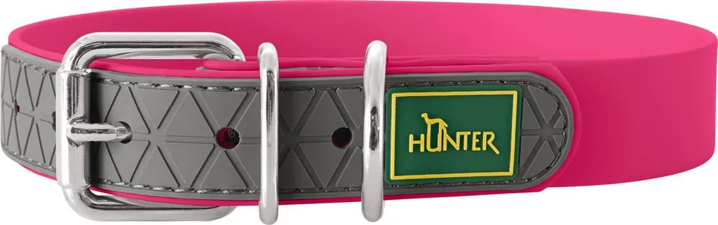 HUNTER Halsband Convenienza 65 Himbeer: Collare per Cani Robusto L-XL