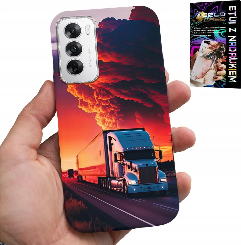 Cover Oppo Reno12 Pro 5G con Protezione Camion e Film Idrogel Omaggio