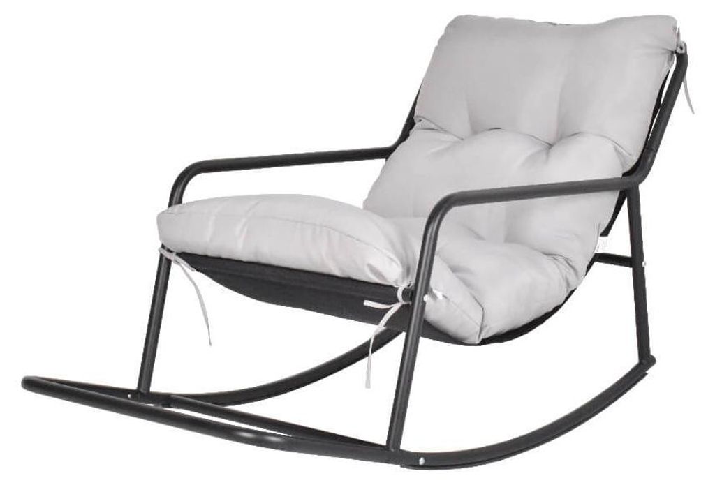 Home Deluxe Zewnętrzny fotel bujany ALEVIO - stalowy, (145 Zdjęcie produktu 