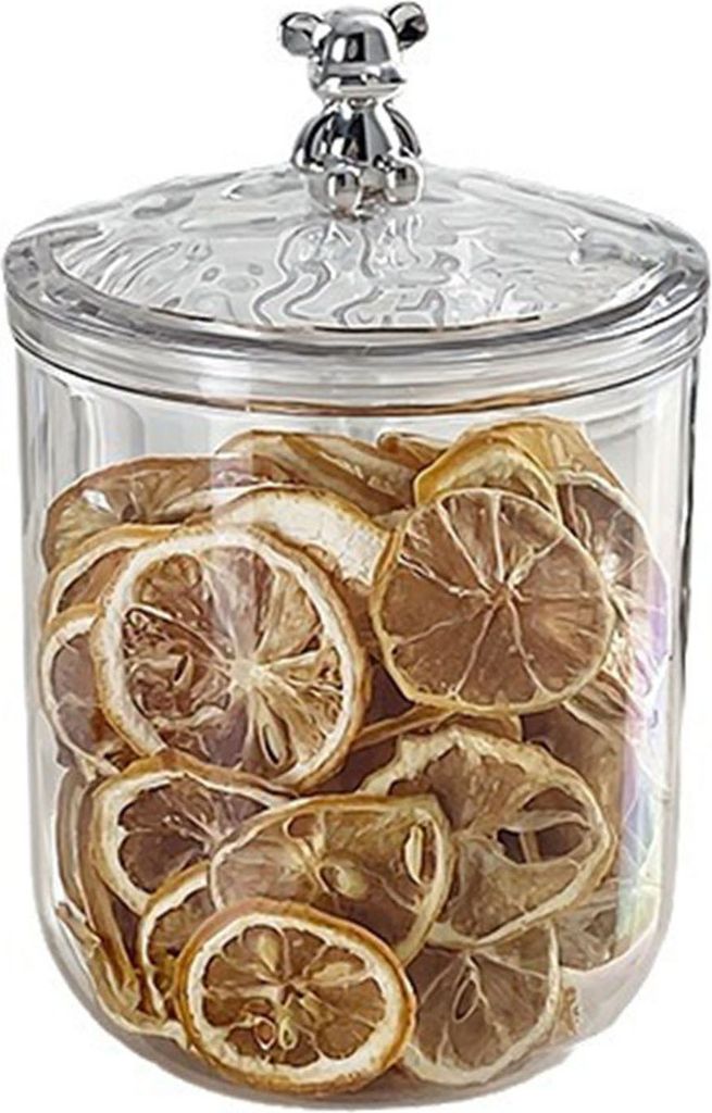 900/1400 ml, durchsichtiges, versiegeltes Glas mit Bärengriff, luftdichtem Deckel, großes Fassungsvermögen, multifunktionaler Behälter für Tro...