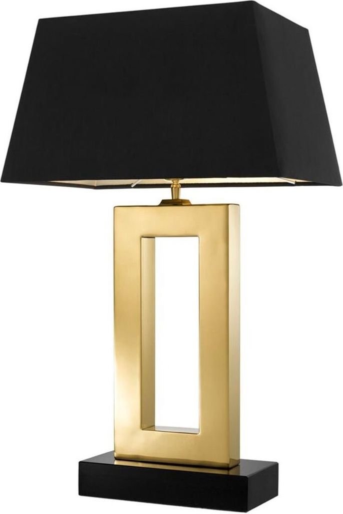Casa Padrino Designer Tischleuchte 45 x H. 71 cm - Luxus Tischlampe