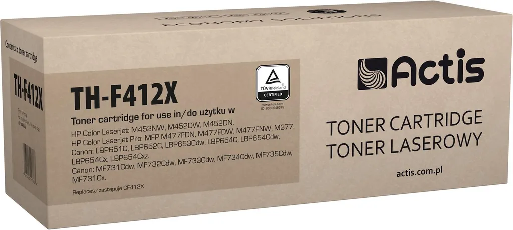 Toner Compatibile HP CF412X Giallo Actis TH-F412X - Risparmio Ufficio