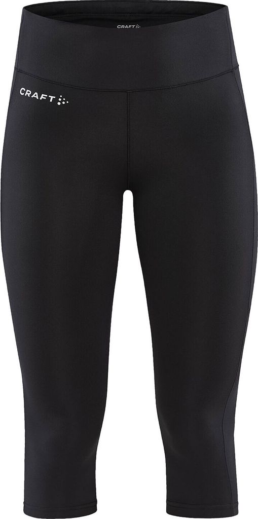 Craft Damen Trainingshose Running Pants Tights Leggings ADV Essence Capri Tights 2, Farbe:Schwarz, Artikel:-999000 black, Größe:S