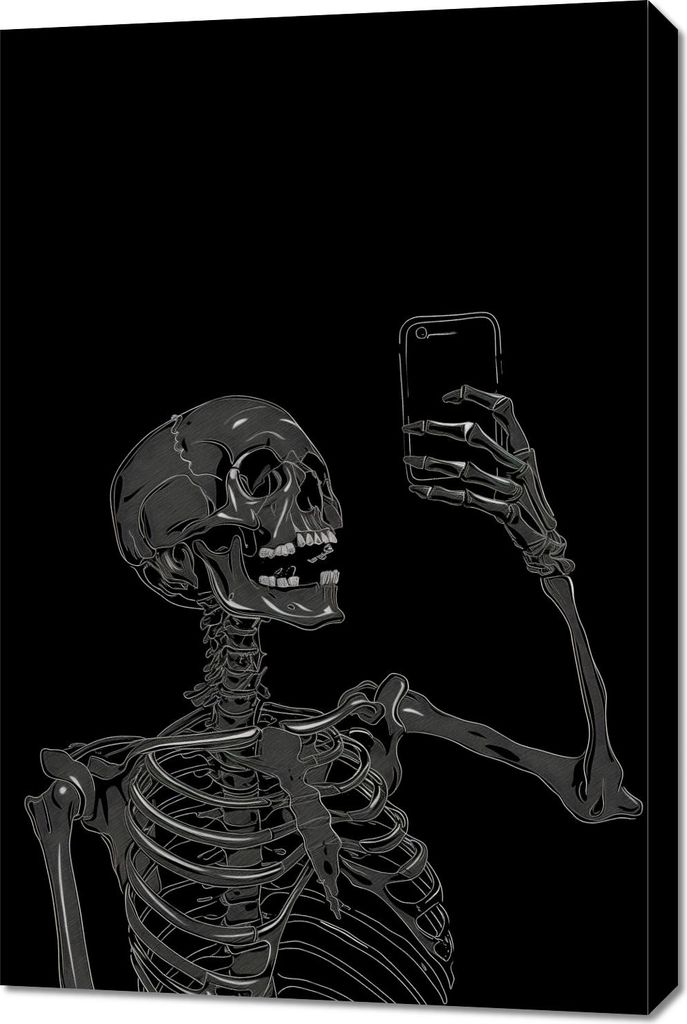 Bild 60x90cm Selfie Zeitlos