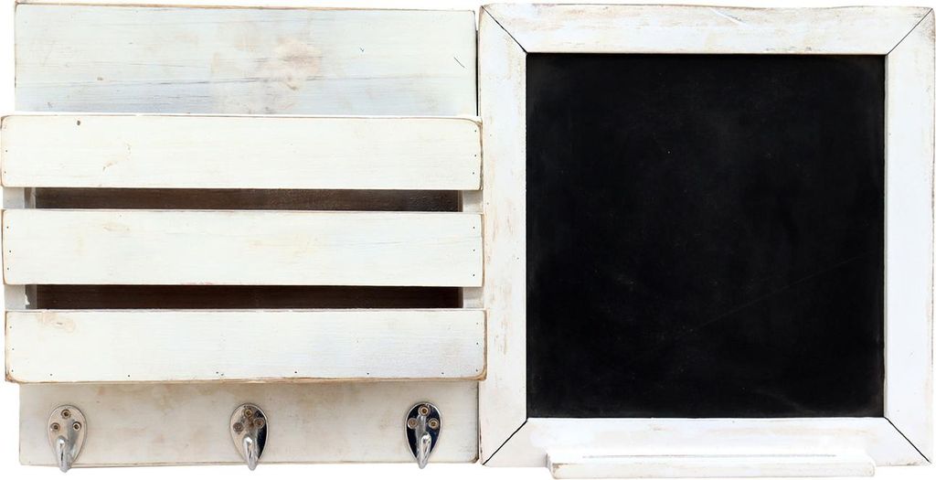 Organizer da parete con lavagna bianco Lino Immagine del prodotto 