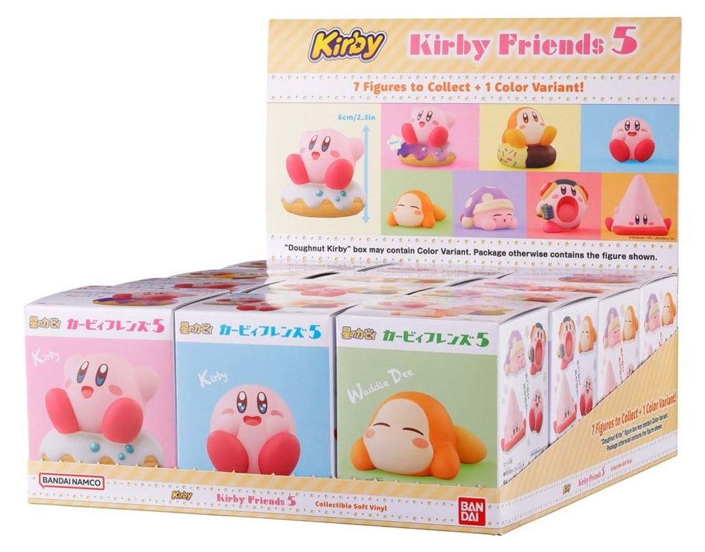 Sada figúrok Kirby Friends, 5. vlna, výška 6 cm, balenie Obrázok produktu 