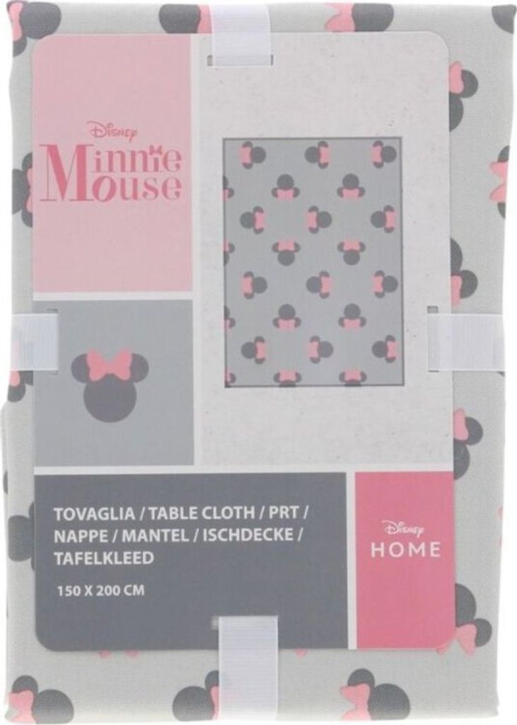 Disney Tischtuch 200 x 150 cm – Vielseitige Tischdecke und Überwurf für Ihr Zuhause Grau