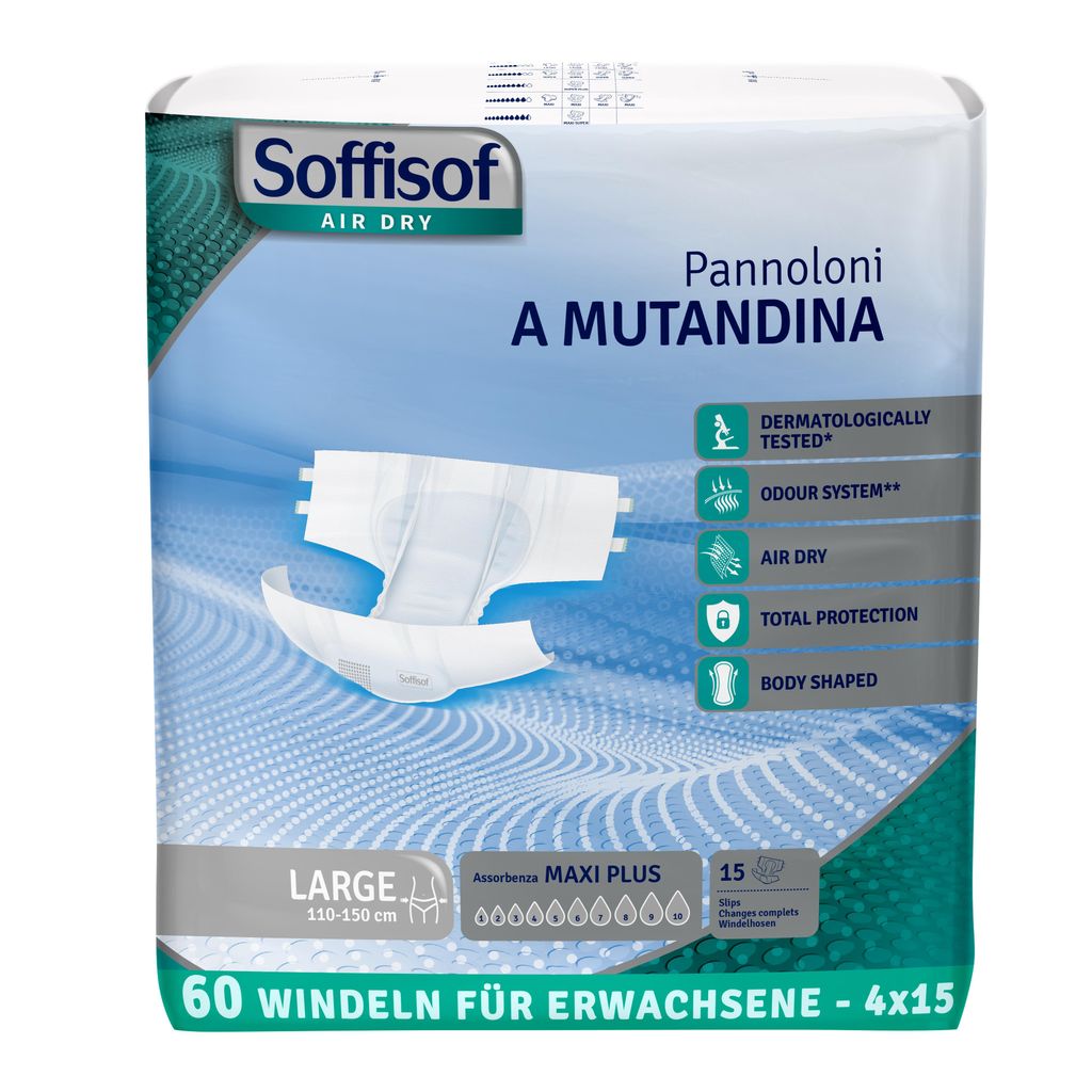 Soffisof Air Dry Maxi Plus - 60x Windeln für Erwachsene - Produktbild 